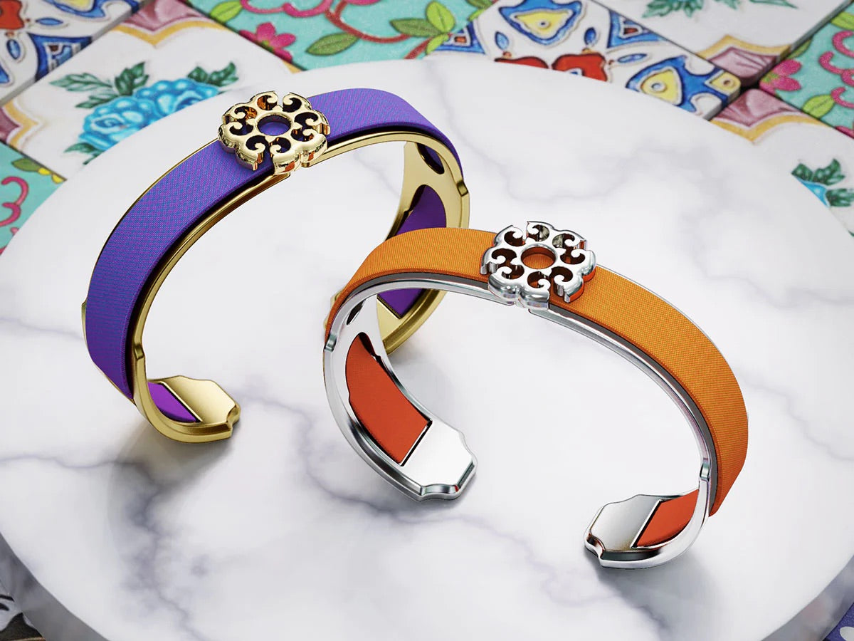 Nonya Blossom Silk Cuff | Cuffs Bracelets & Bangles - Forbidden Hill ...