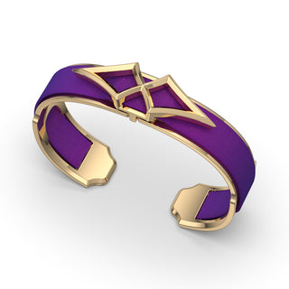 BKK Twin Star Silk Cuff - Orchid Purple