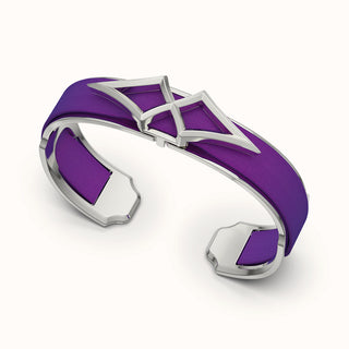 BKK Twin Star Silk Cuff - Orchid Purple