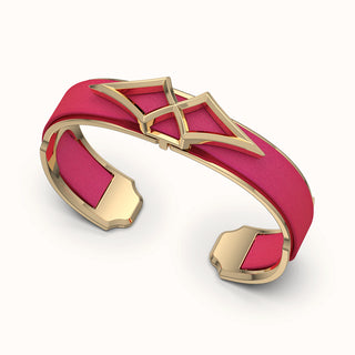 BKK Twin Star Silk Cuff - Dragonfruit Pink