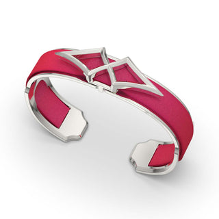 BKK Twin Star Silk Cuff - Dragonfruit Pink