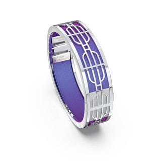 Nanyang Dream Bangle - Dawn Mauve - Sterling Silver