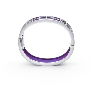 Nanyang Dream Bangle - Dawn Mauve - Sterling Silver