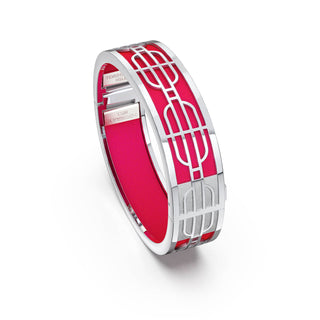 Nanyang Dream Bangle - Dragonfruit Pink - Sterling Silver