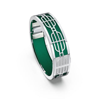 Nanyang Dream Bangle - Emerald Green - Sterling Silver