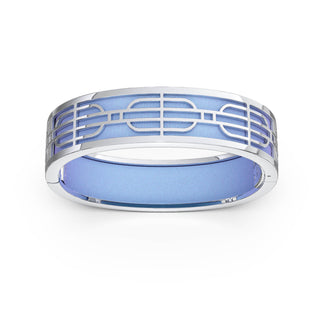 Nanyang Dream Bangle - Gazebo Blue - Sterling Silver