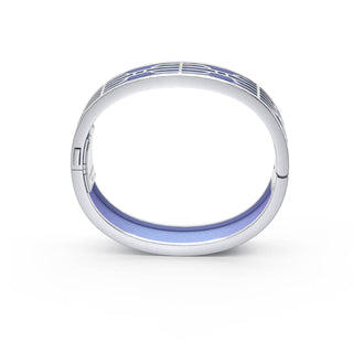 Nanyang Dream Bangle - Gazebo Blue - Sterling Silver