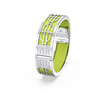 Nanyang Dream Bangle - Pomelo Green - Sterling Silver