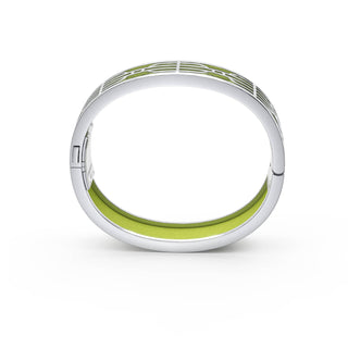 Nanyang Dream Bangle - Pomelo Green - Sterling Silver