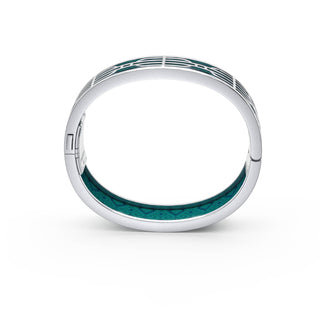 Nanyang Dream Bangle - Andaman Green - Sterling Silver