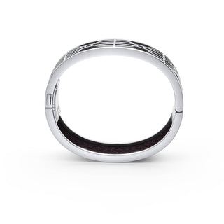 Nanyang Dream Bangle - Kopi-O Brown - Sterling Silver