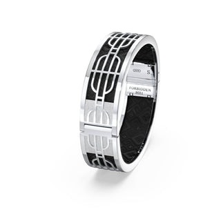 Nanyang Dream Bangle - Obsidian Black - Sterling Silver