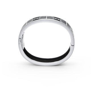 Nanyang Dream Bangle - Obsidian Black - Sterling Silver