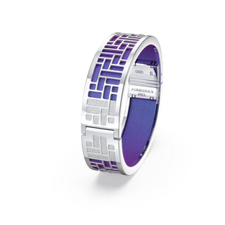 Pavilion Bangle - Dawn Mauve - Sterling Silver