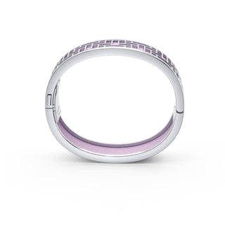 Pavilion Bangle - Frangipani Pink - Sterling Silver