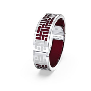 Pavilion Bangle - Majestic Ruby - Sterling Silver