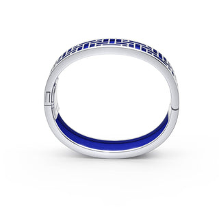 Pavilion Bangle - Royal Blue - Sterling Silver