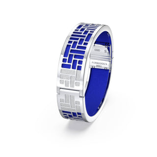 Pavilion Bangle - Royal Blue - Sterling Silver