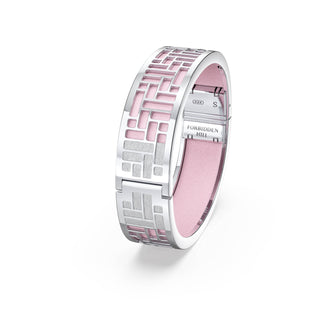 Pavilion Bangle - Shophouse Pink - Sterling Silver