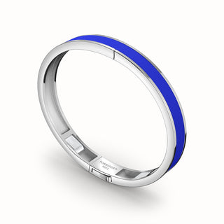 Edge Bangle - Royal Blue - Sterling Silver