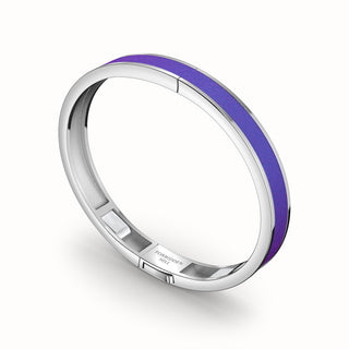 Edge Bangle - Dawn Mauve - Sterling Silver