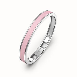 Edge Bangle - Shophouse Pink - Sterling Silver