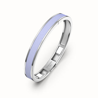 Edge Bangle - Shophouse Mauve - Sterling Silver