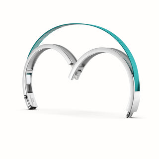 Edge Bangle - Shophouse Teal - Sterling Silver