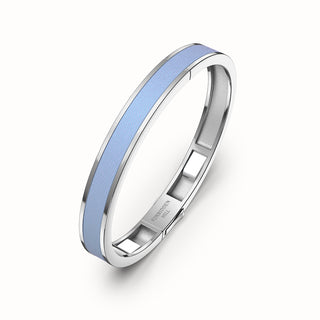 Edge Bangle - Gazebo Blue - Sterling Silver