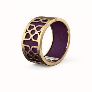 Lotus Bangle - Deep Plum